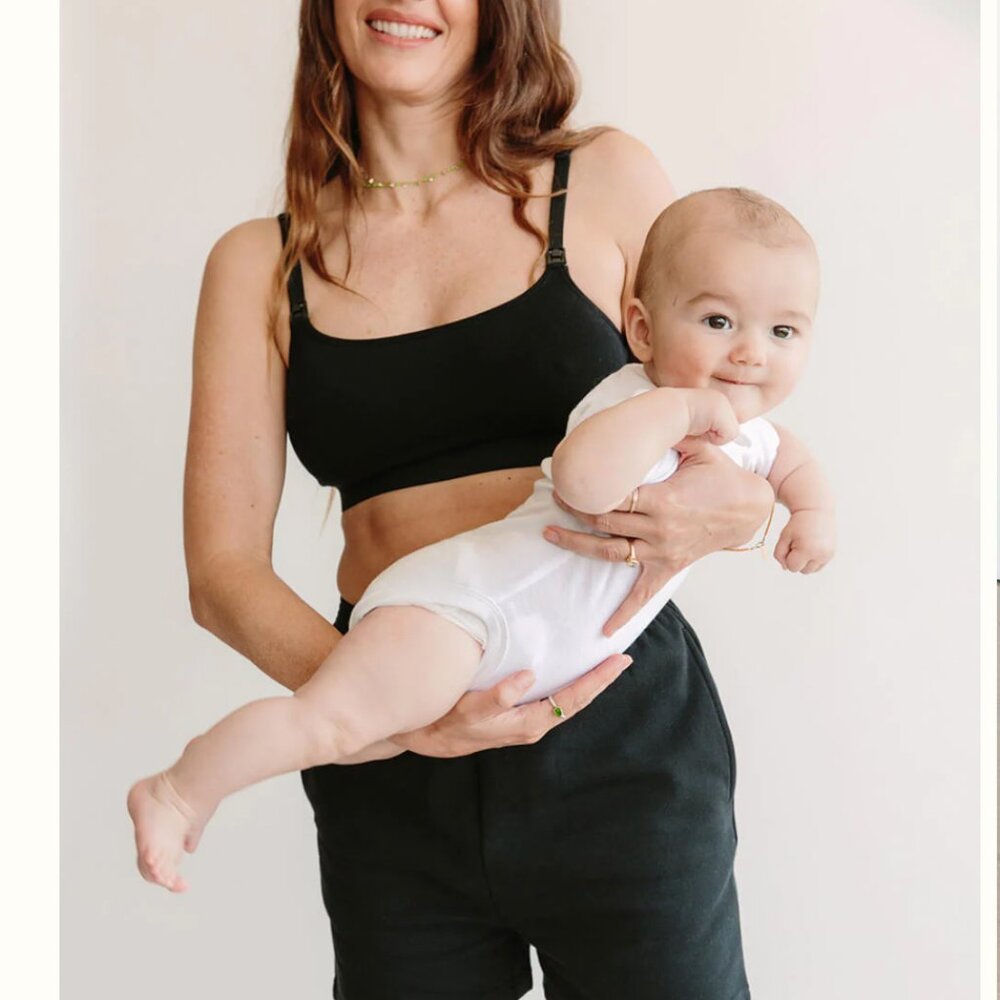 Storq Maternity Nursing Bra Black Size 1 XS Extra Small